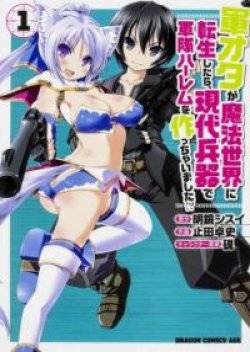 Gunota ga Mahou Sekai ni Tensei Shitara, Gendai Heiki de Guntai Harem o Tsukucchaimashita!?
